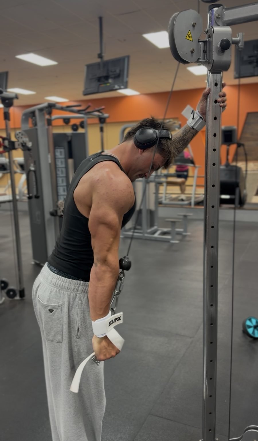 Brett training with Eclipse straps