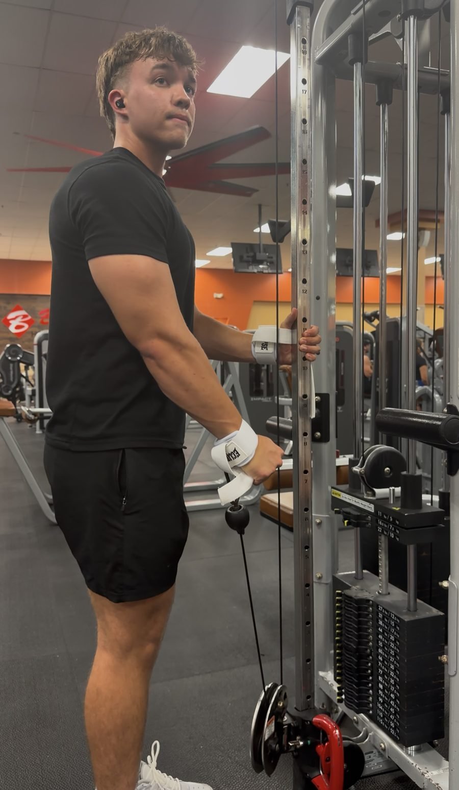 Brian training with Eclipse straps